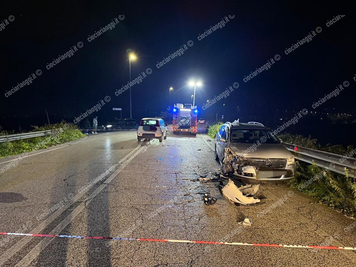 Incidente sullo stradone Asi: due le vetture coinvolte