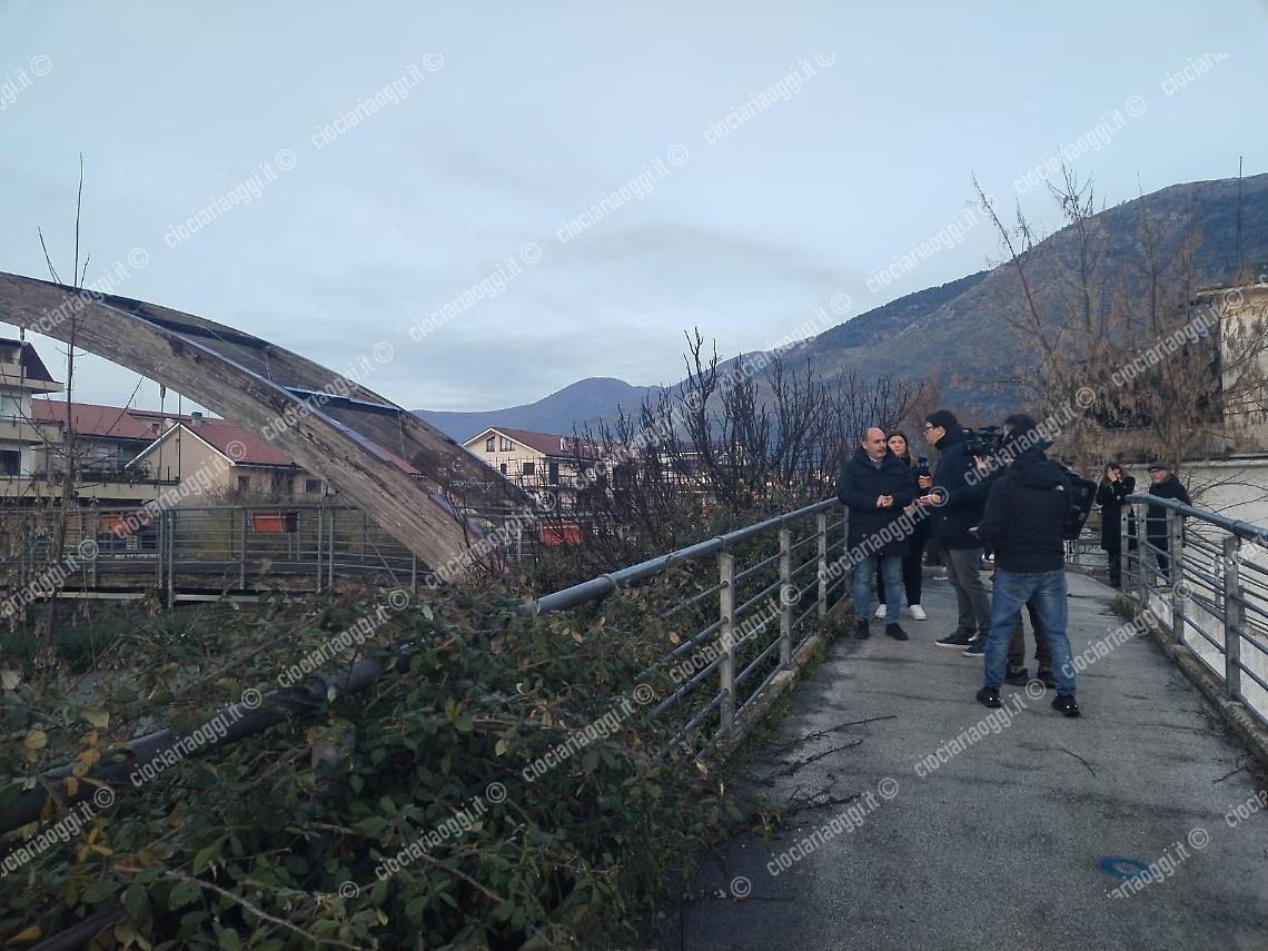 Sora, ponte Cristini a rischio: arriva la Rai