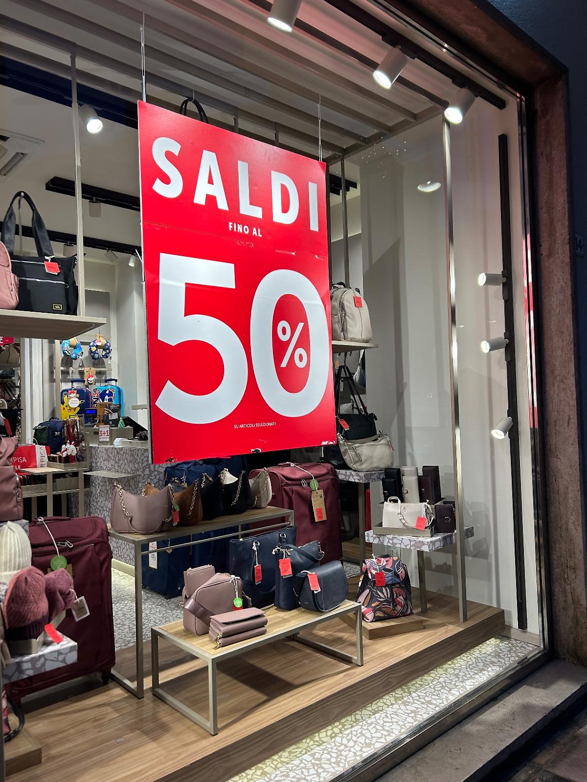 La pioggia non ferma gli acquisti