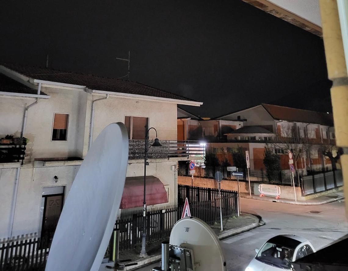 Il paese al buio a causa del maltempo