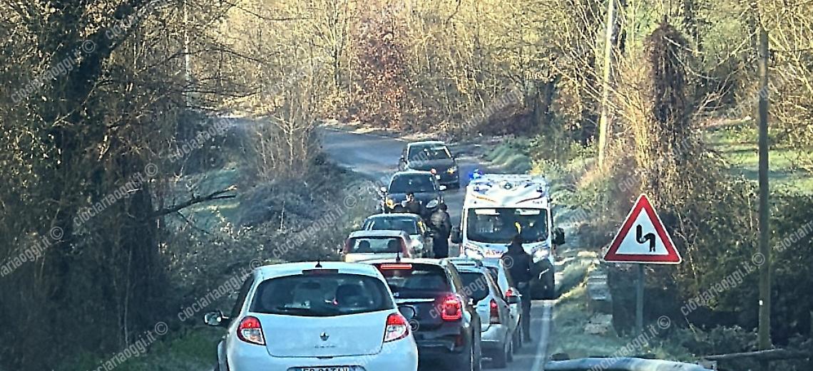 Scontro sulla provinciale 14. Soccorsi sul posto