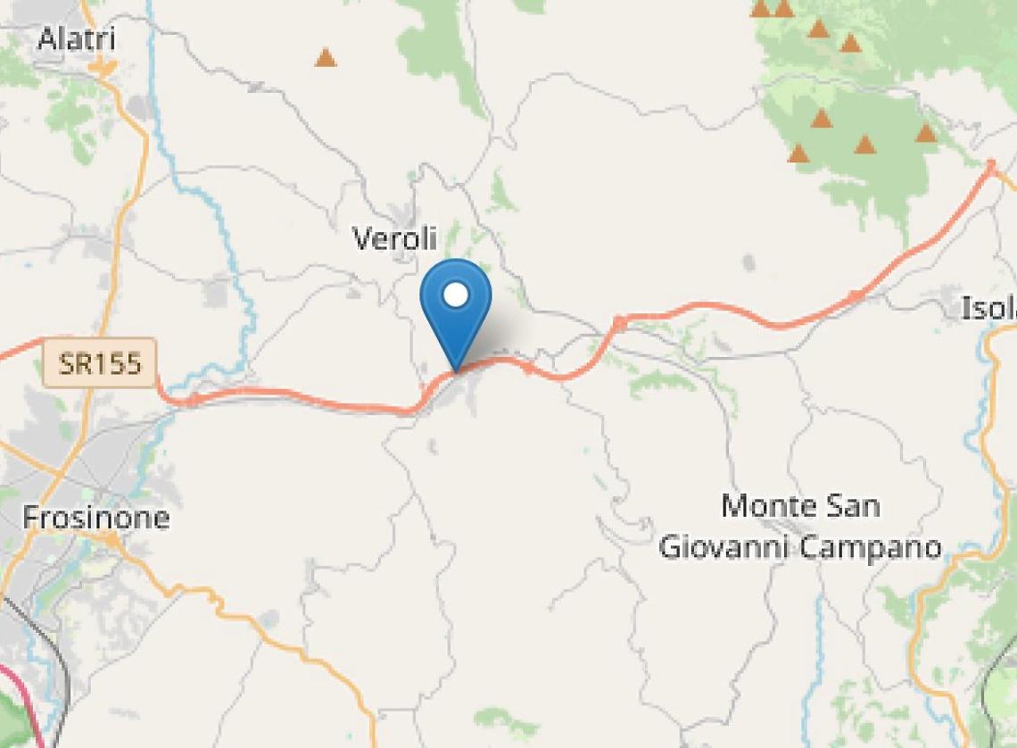 Forte scossa di terremoto con epicentro a Veroli