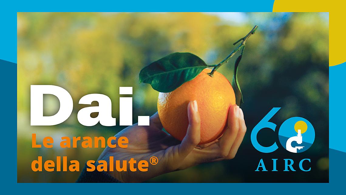 Tornano le arance della salute AIRC: appuntamento fissato al 24 gennaio 