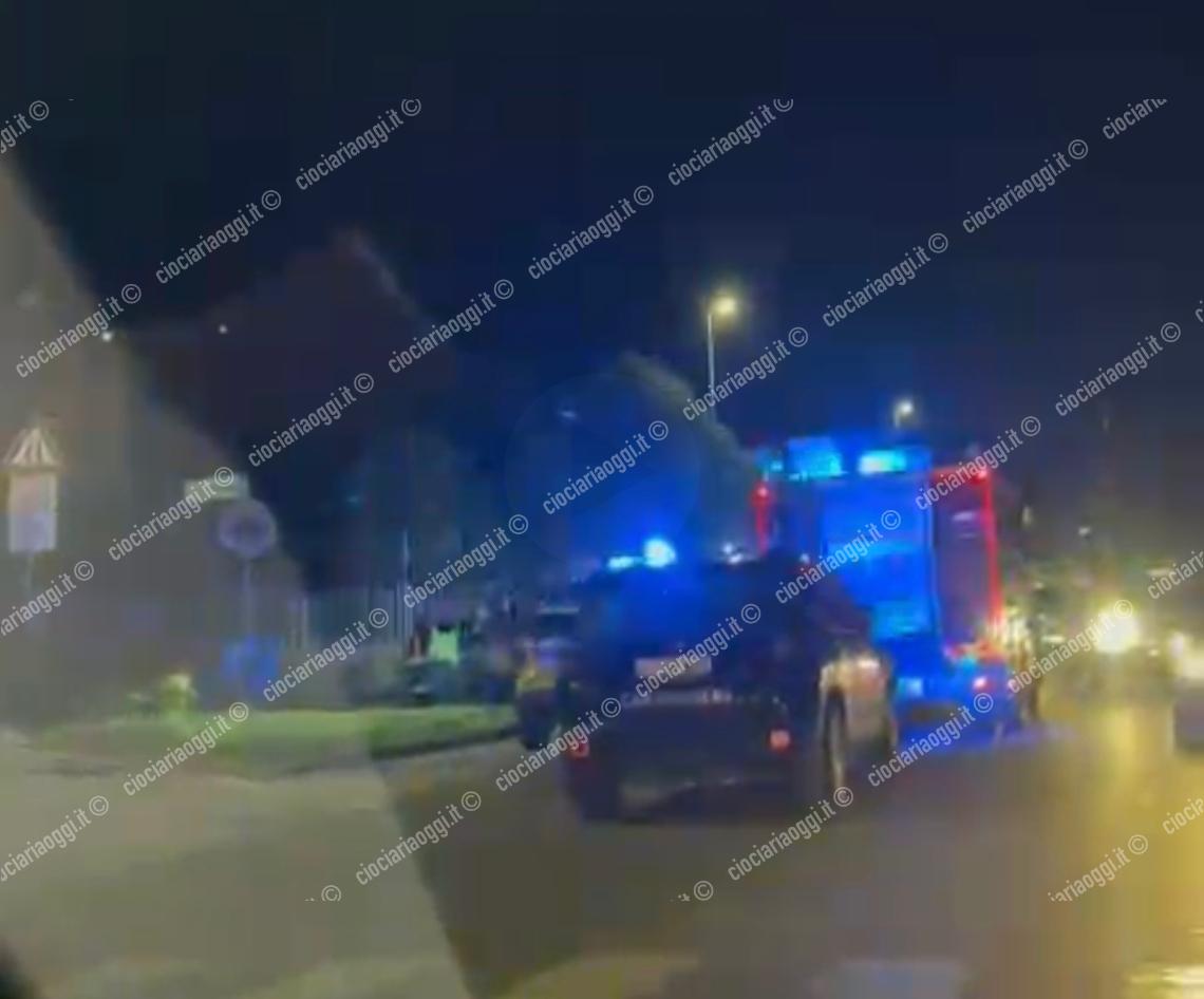 Scontro tra due veicoli: soccorsi sul posto