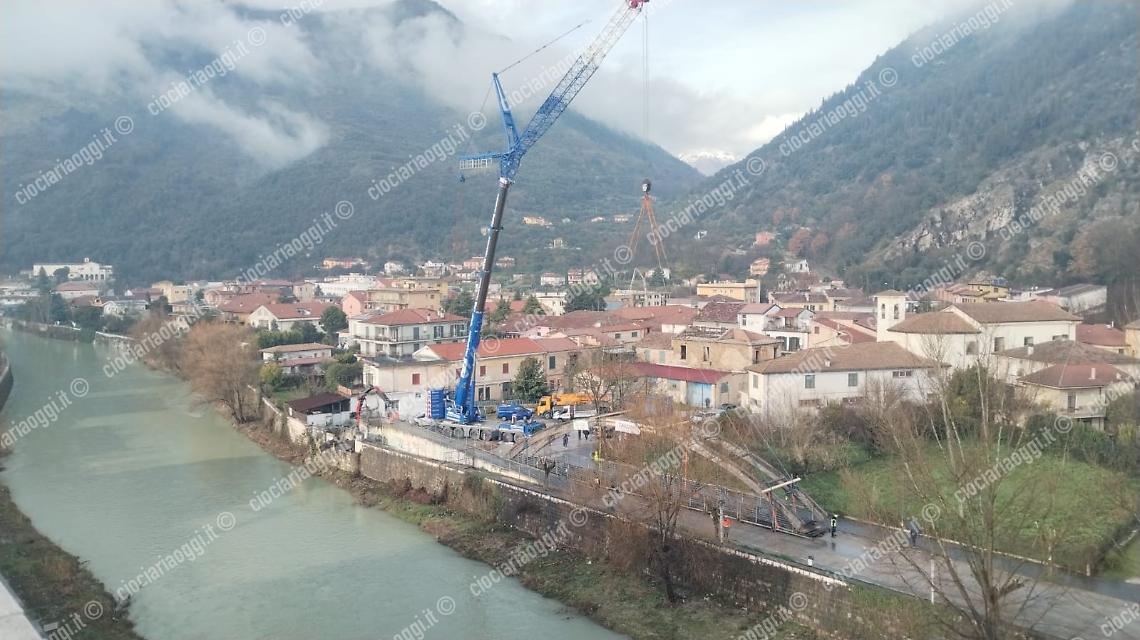 Conclusa la rimozione del ponte Cristini 