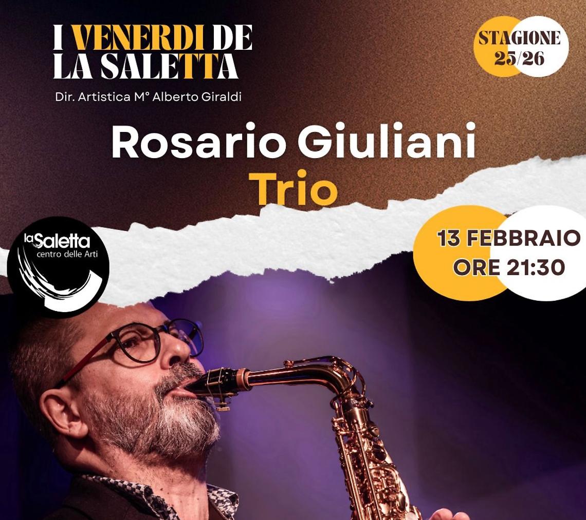 &ldquo;I Venerd&igrave; de La Saletta&rdquo;: arriva il saxofonista Rosario Giuliani
