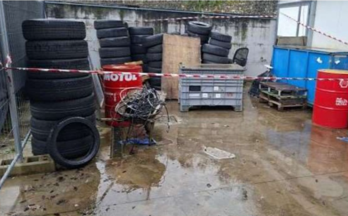 Raffica di violazioni su ambiente e sicurezza: sospesa un'autofficina