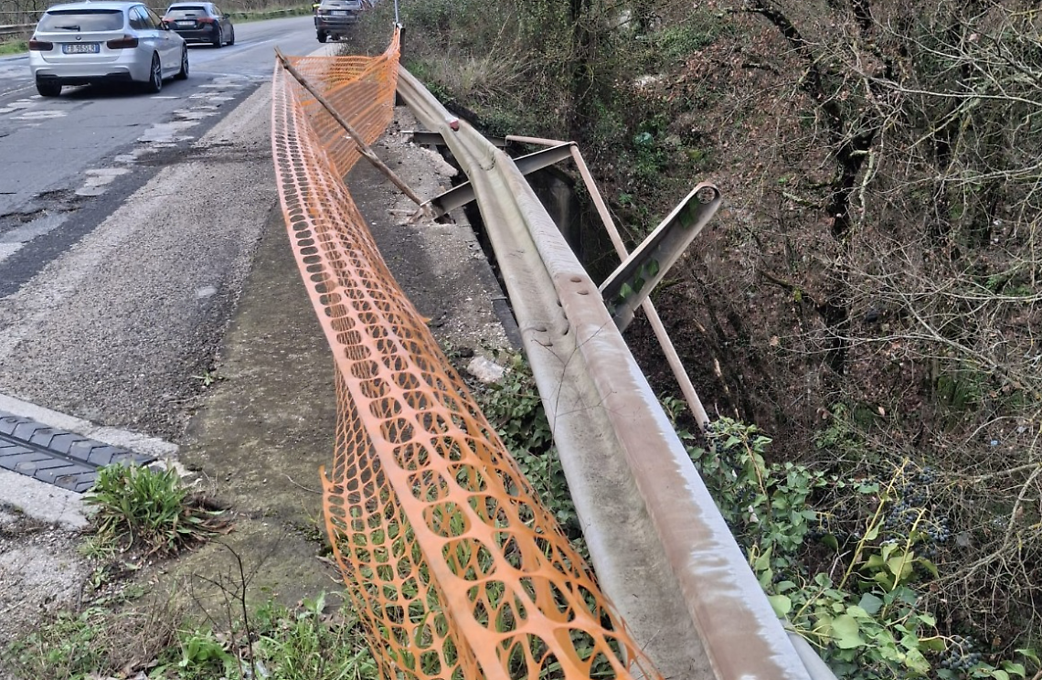 Masso sulla Cassino-Formia, ora la riapertura