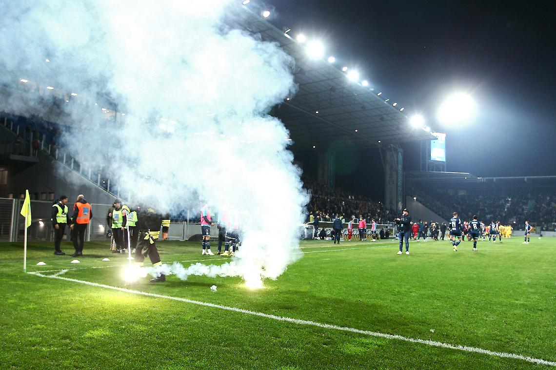 Vigili del fuoco feriti durante Frosinone-Pescara,  si indaga