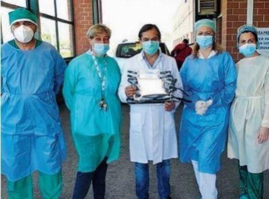 Fase 2 Cassino, l'Arma dona protezioni ai 'guerrieri' del Pronto Soccorso