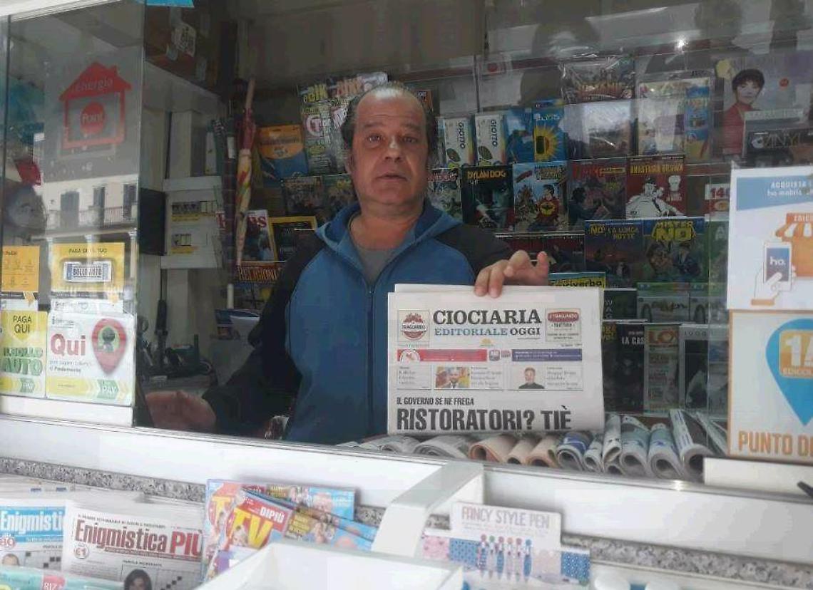 Le edicole non si sono mai fermate: la testimonianza di Gianpaolo Di Paola