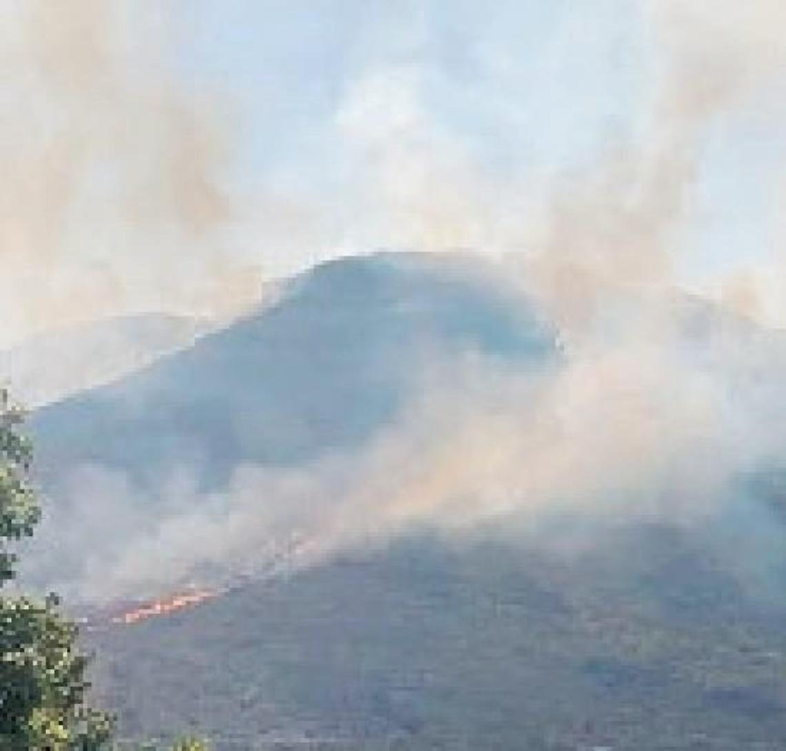 Incendio divora i boschi: canadair e elicotteri in azione per domare le fiamme