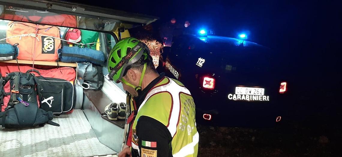 Escursionisti si perdono, rintracciati e salvati dal Soccorso Alpino