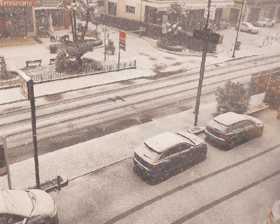 Neve in Ciociaria, ora il nemico è il ghiaccio. Molte scuole chiuse. La situazione
