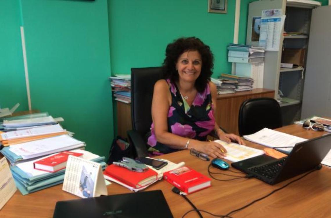 Il logo del liceo "in vendita" <br>per produrre materiale scolastico