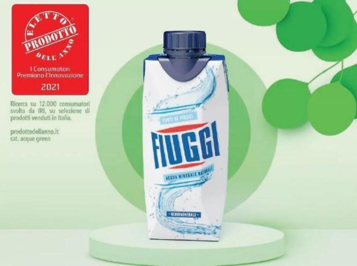 Acqua Fiuggi prodotto dell'anno: primo premio nella categoria “Green”