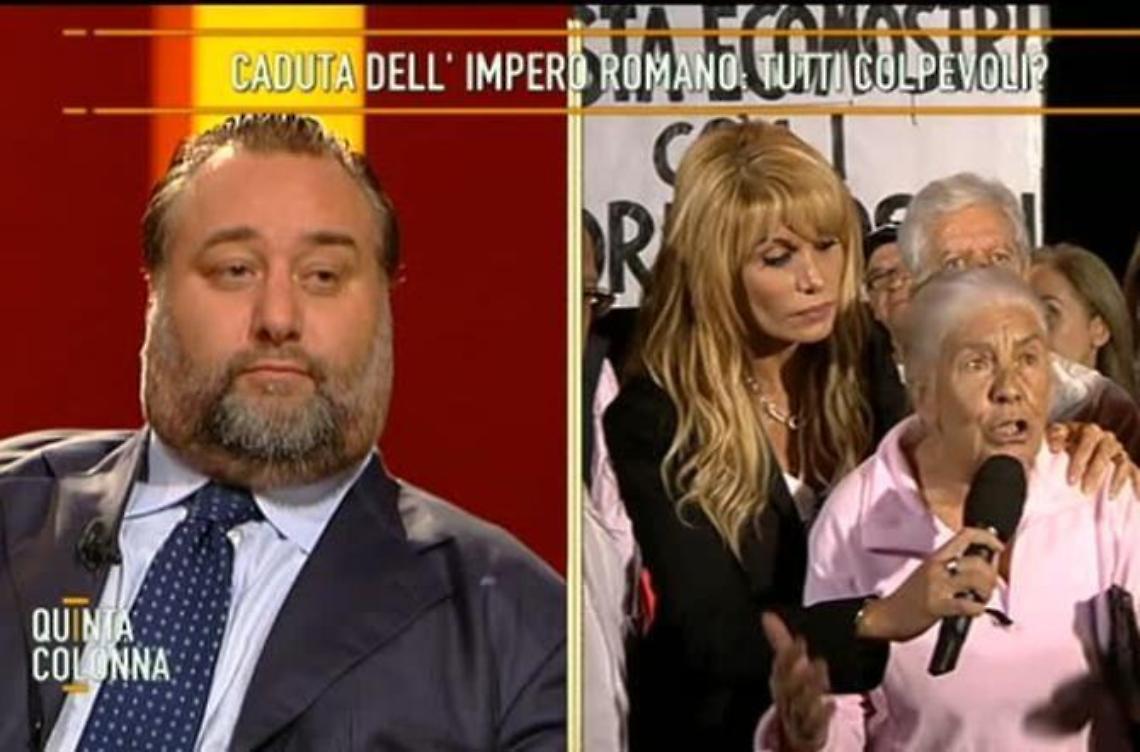 Fiorito denunciato per diffamazione <br>durante "Quinta Colonna"