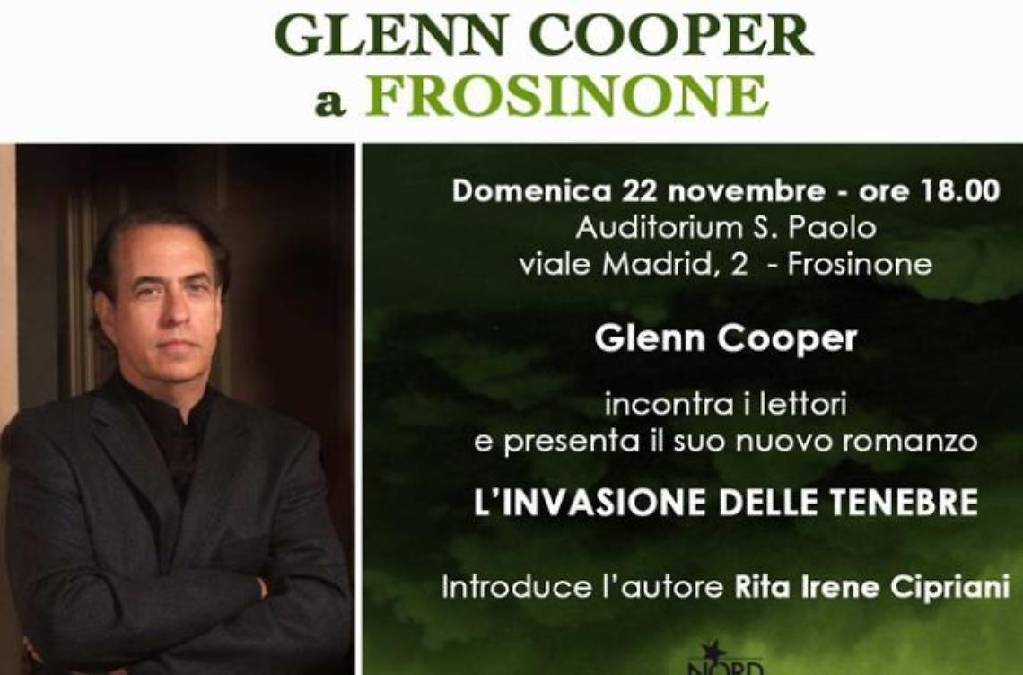 La trilogia dei dannati <br>Glenn Cooper a Frosinone