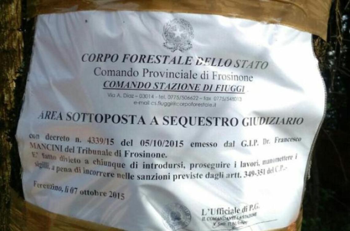 Cantiere sequestrato a Canterno  <br>Interrogazione dei consiglieri