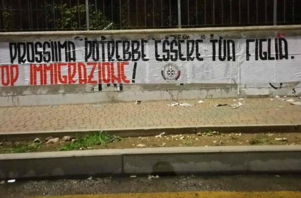 Tentata violenza sessuale: Casapound, potrebbe toccare anche a tua figlia. Stop immigrati 