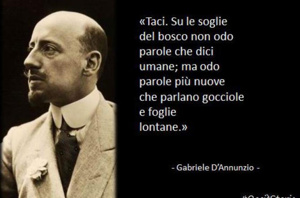 1 marzo: muore Gabriele D'Annunzio, il Vate simbolo della poesia decadente in Italia
