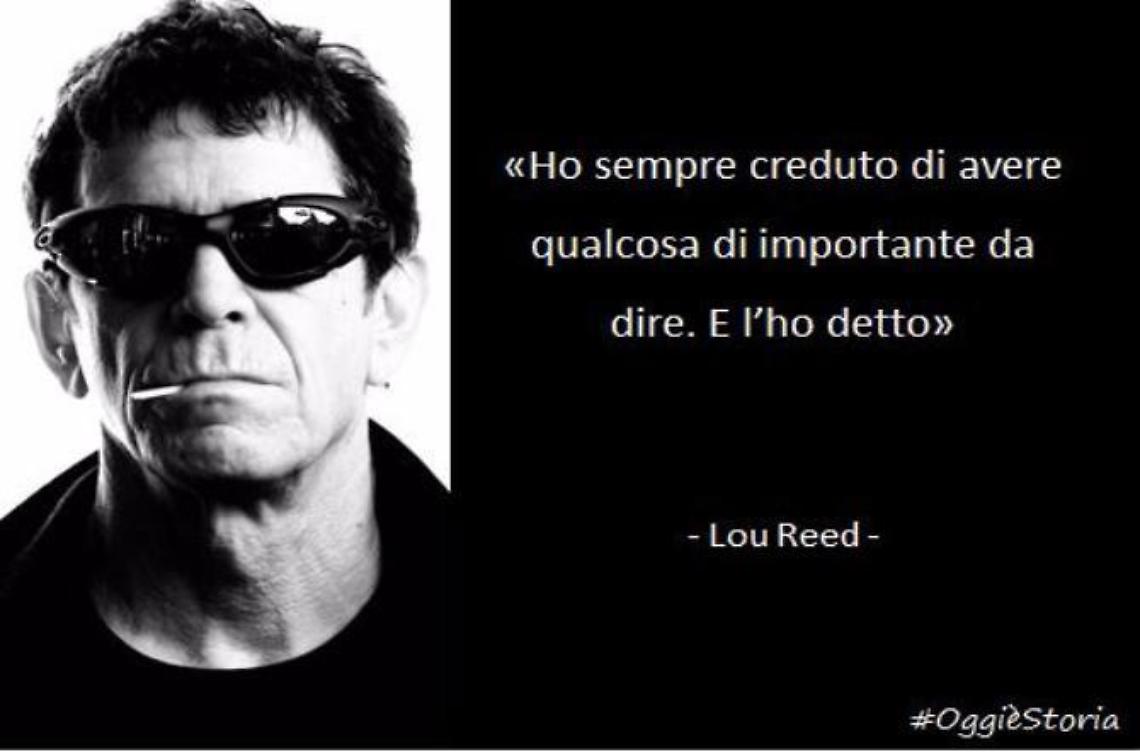 2 marzo: nasce Lou Reed, icona del Rock degli anni Sessanta
