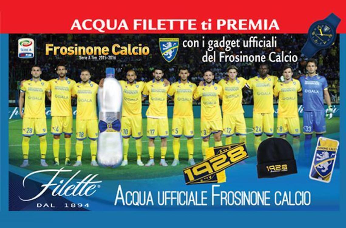 Con Acqua Filette "Bevi e Vinci il Frosinone Calcio"