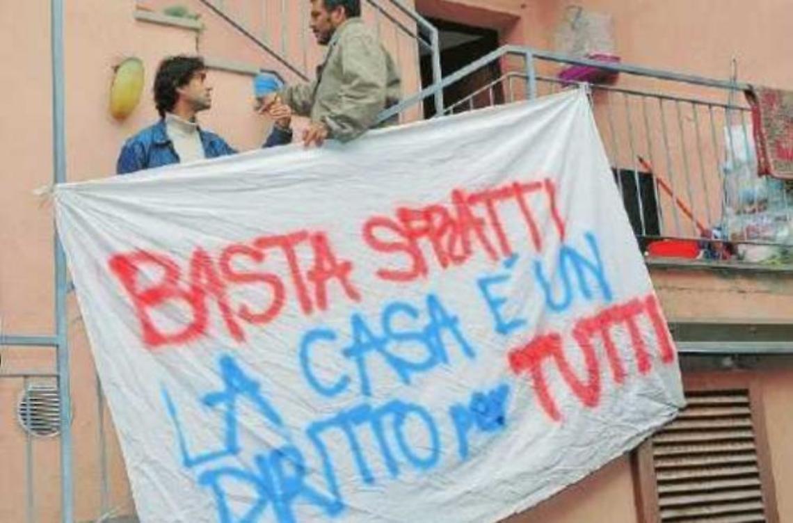 Senza lavoro con moglie e figlio rischia lo sfratto