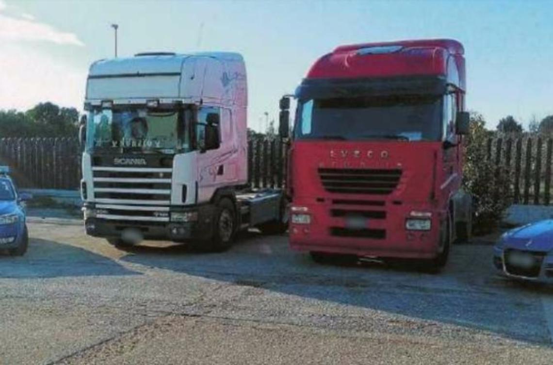Mezzi pesanti, furti in crescita: l'anno scorso 22 veicoli rubati in tutta la provincia
