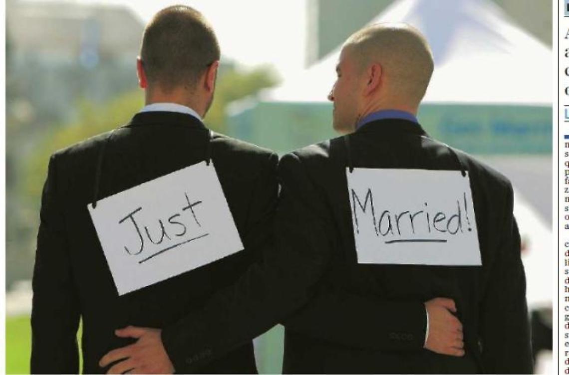 Nozze gay: Frosinone la più amata dagli omosessuali per i loro matrimoni