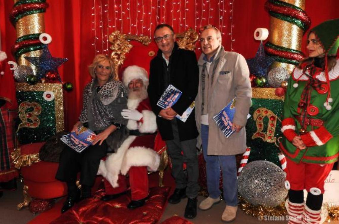 Alla villa comunale il tugurio di Babbo Natale