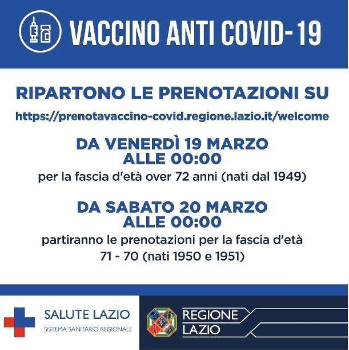 Vaccini Covid, da mezzanotte ripartono le prenotazioni online per gli over 72 anni