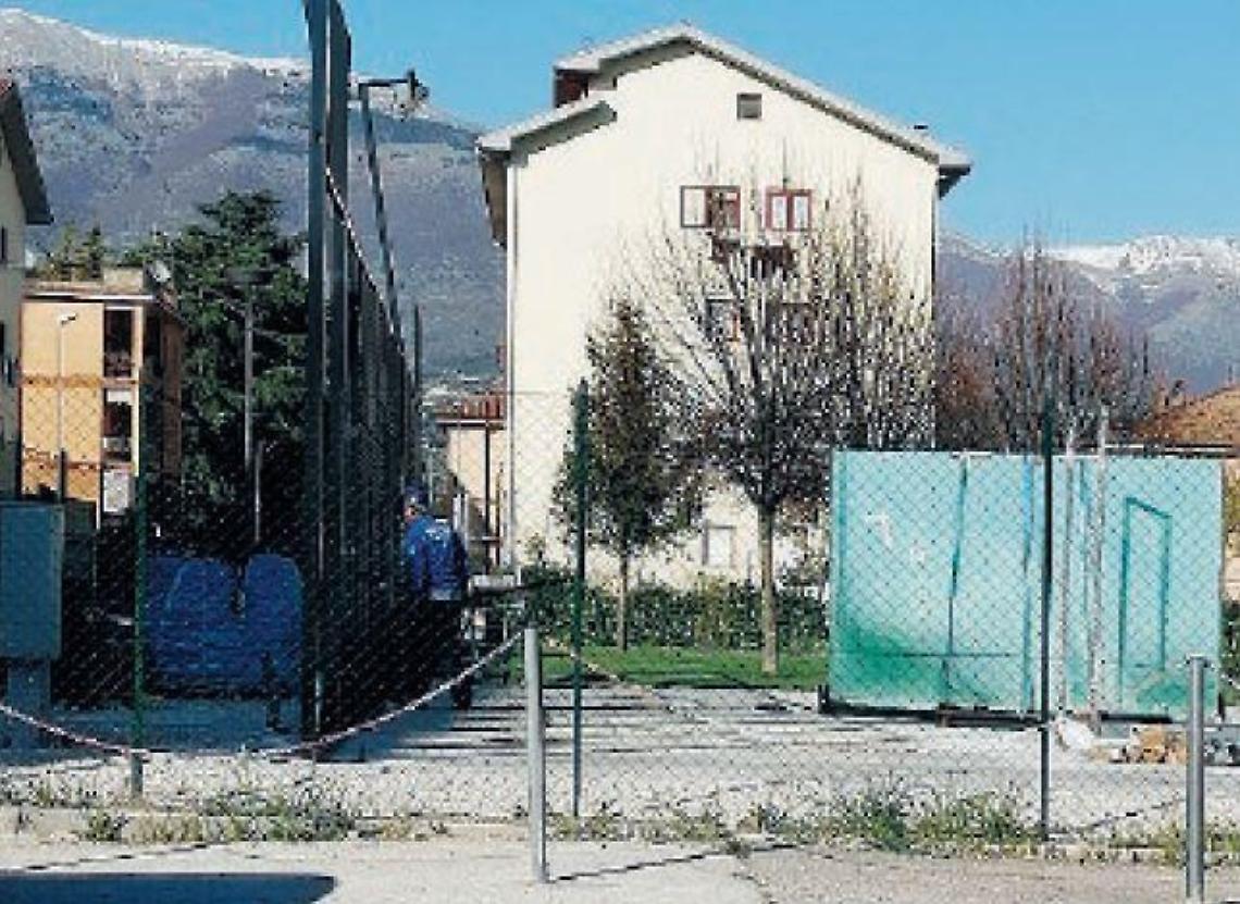 Sora, lavori al rione Napoli: prende corpo il progetto del campetto