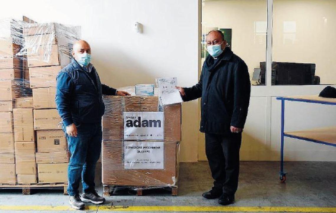 Dono speciale alla diocesi: in arrivo ben 20.000 mascherine