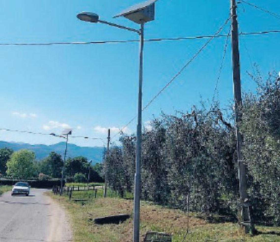 Villa Santo Stefano, lampioni fotovoltaici spenti: Sos in periferia