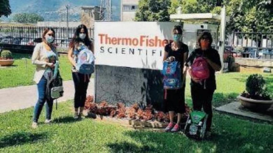La solidarietà non si ferma: la speciale donazione della ThermoFisher Scientific