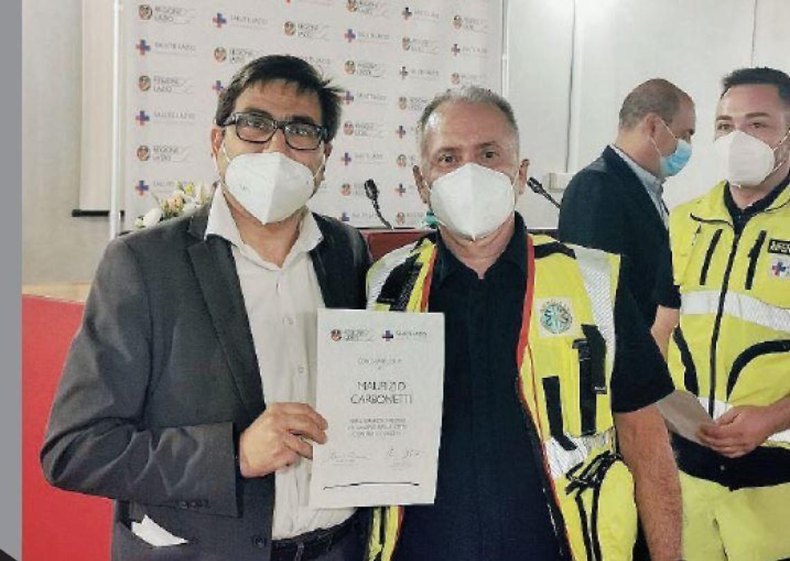 Primi malati Covid in Europa: un premio ai due operatori del 118 chi li ricoverarono