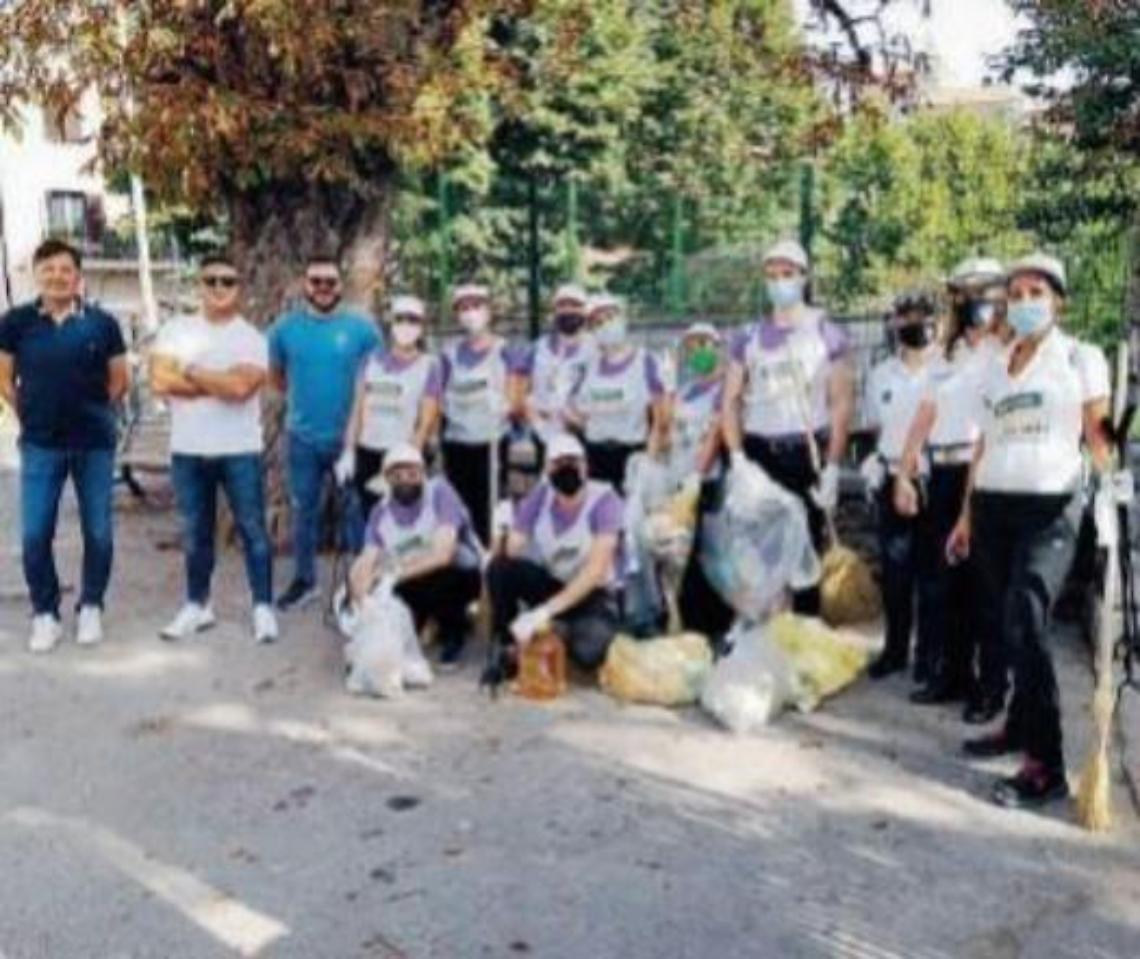 Ceccano, giornate per l'ambiente: ripulita l'area di Castel Sindici
