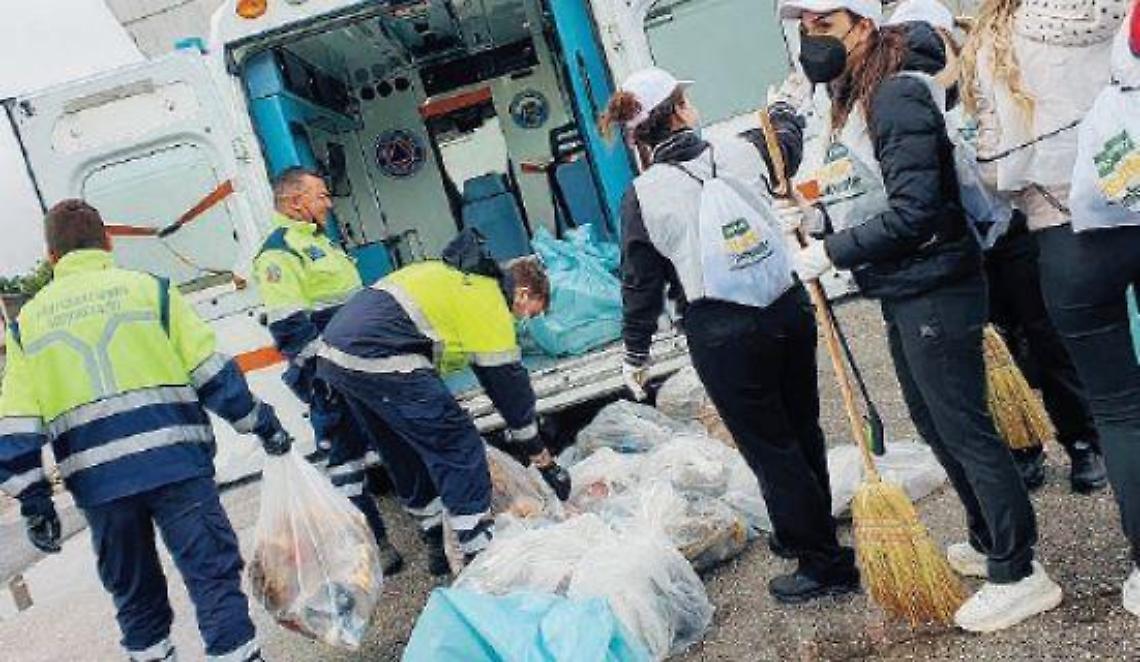 Sora, straordinaria operazione di pulizia per viale San Domenico