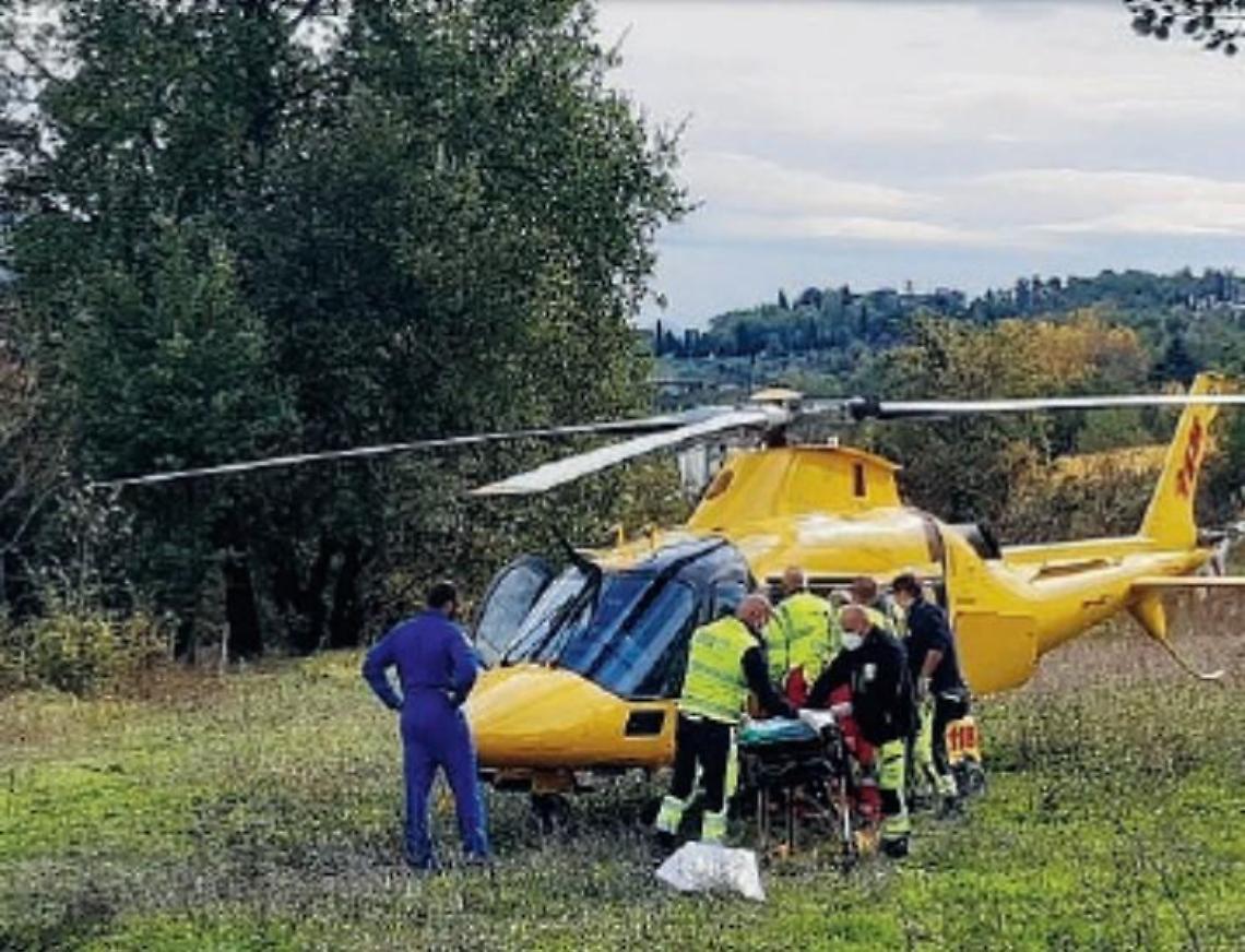Cade mentre raccoglie le olive: elitrasportata d'urgenza nella Capitale