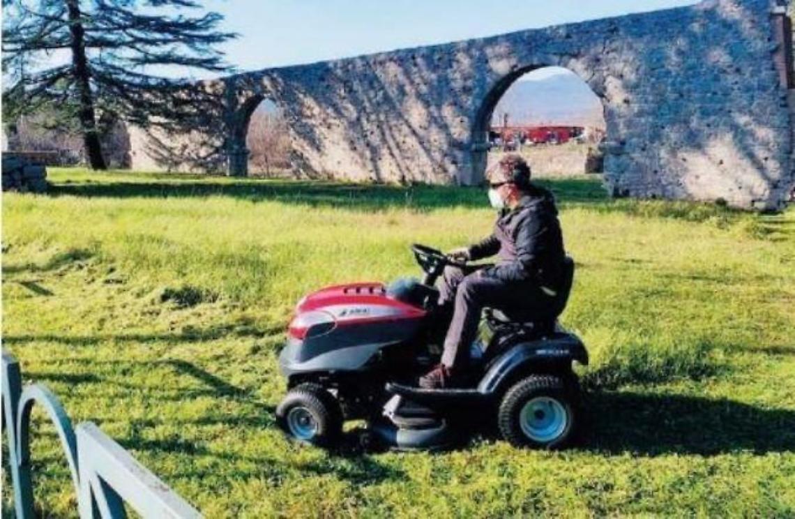 Dieci anni del cammino di San Benedetto. Week end di pulizie del giardino