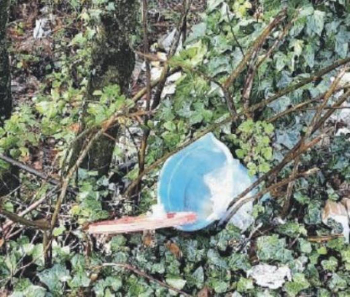 Don Chei, il fosso trasformato in una discarica a cielo aperto