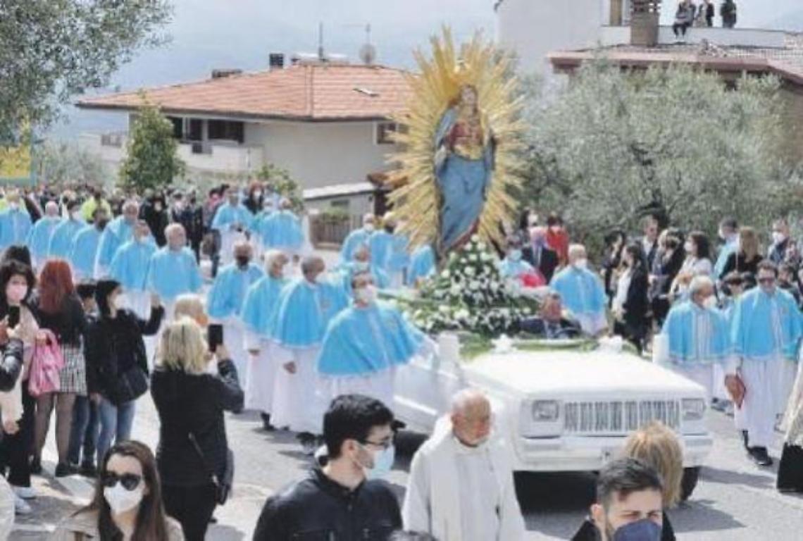 La processione per la Vergine del Suffragio dopo due anni di stop