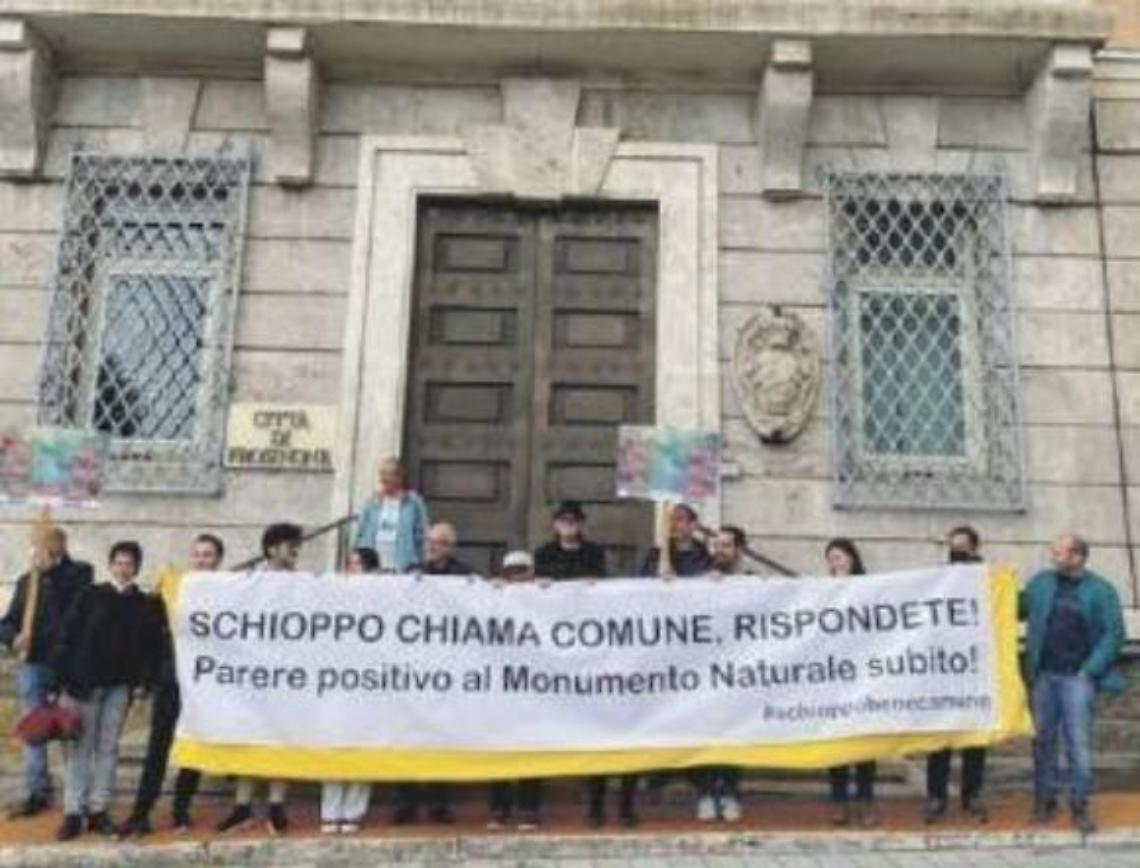 Istituzione monumento naturale: Il coordinamento dello Schioppo sollecita il Comune