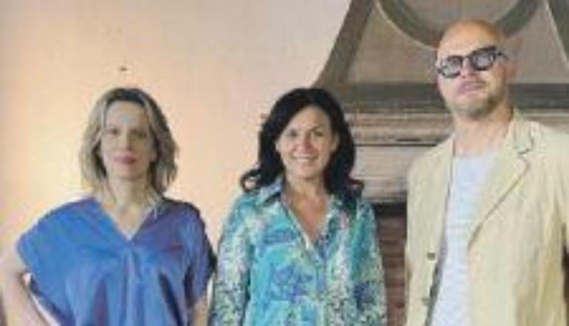 Sonia Bergamasco a Sermoneta per le riprese di