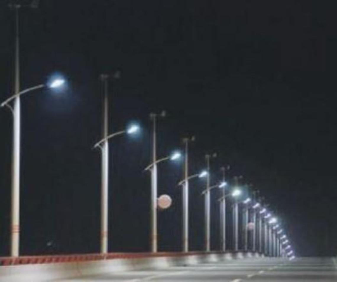 Punti luce a led a via Impradessa. Venticinque nuove istallazione