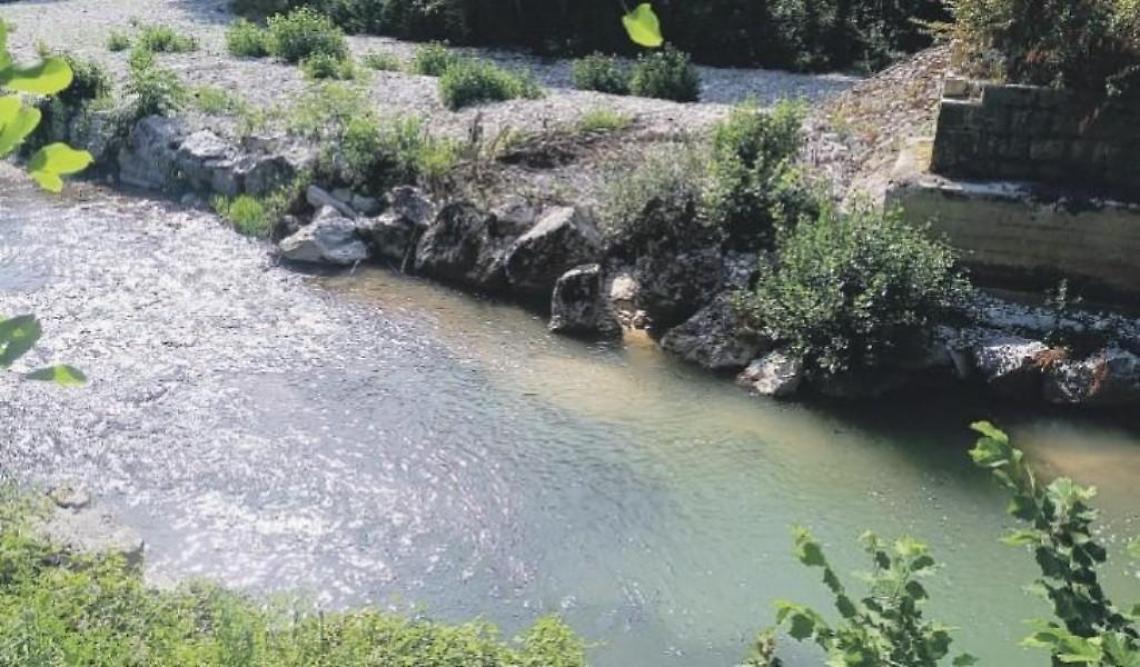 Melfa in secca, nel mirino i prelievi. Ma dove avvengono c'è ancora acqua