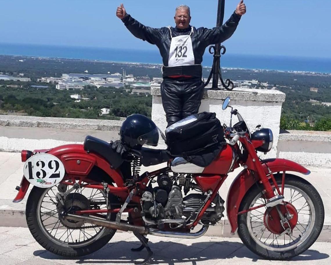Milano-Taranto, in gara il campione Nicola D'Aliesio: in corsa dal 1978
