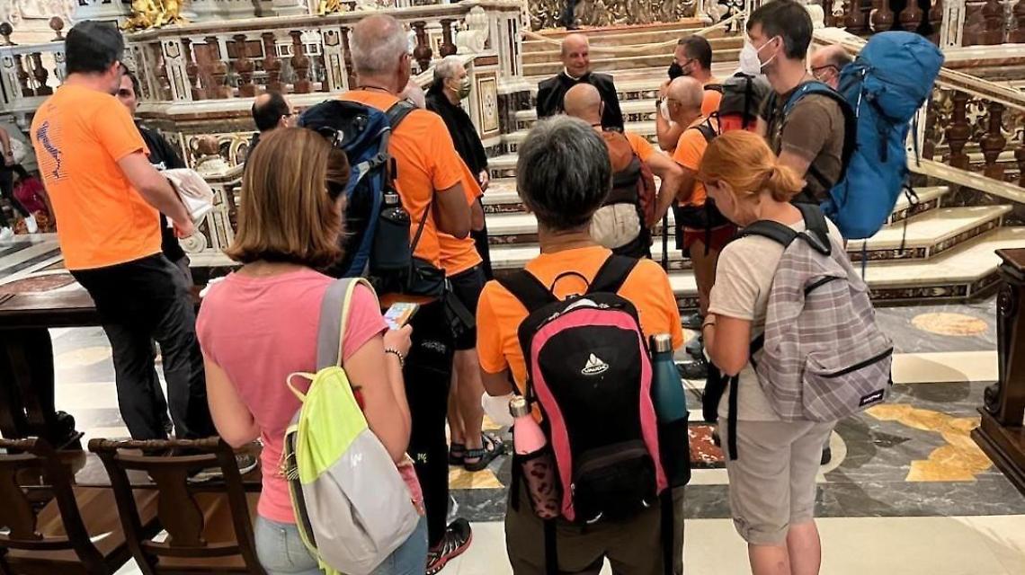 Sulle orme di Sant'Antonio: il pellegrinaggio fa tappa a Montecassino