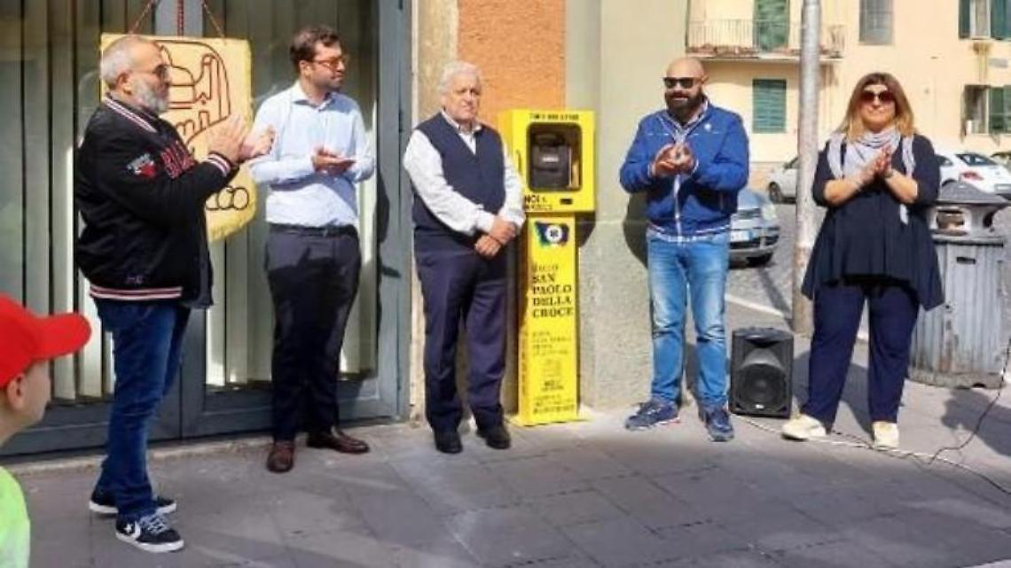 Installato il defibrillatore nel quartiere di San Rocco